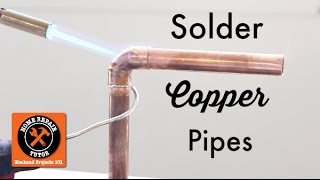 How to Solder Copper Pipe Important Tips  by Home Repair Tutor [upl. by Alexandre565]